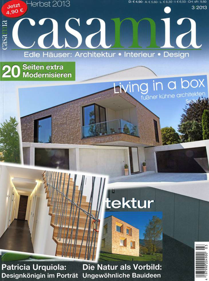 Fußner Kühne Architekten 2013 - Presseartikel aus dem Magazin Casamia Herbst 2013